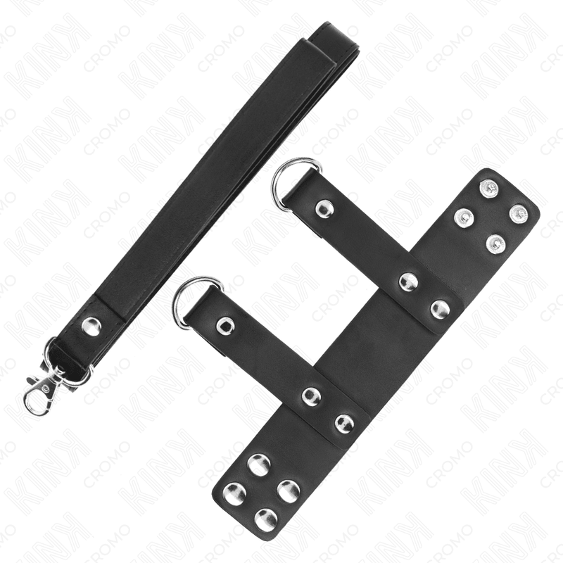 KINK - PENIS RING WITH ADJUSTABLE LEATHER STRAP - Kink&Play