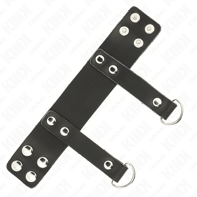 KINK - PENIS RING WITH "D" SHAPE RINGS 18.5 X 3.3 CM - Kink&Play