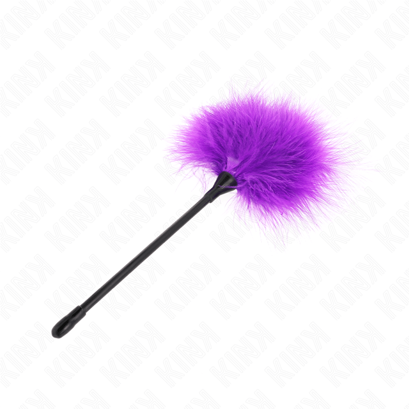 KINK - PURPLE TICKLE FEATHERS USED FOR THE BONDAGE KIT 27 CM - Kink&Play