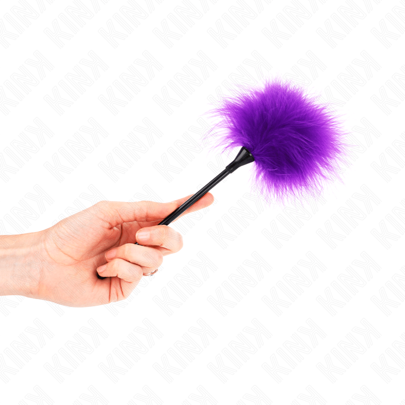 KINK - PURPLE TICKLE FEATHERS USED FOR THE BONDAGE KIT 27 CM - Kink&Play