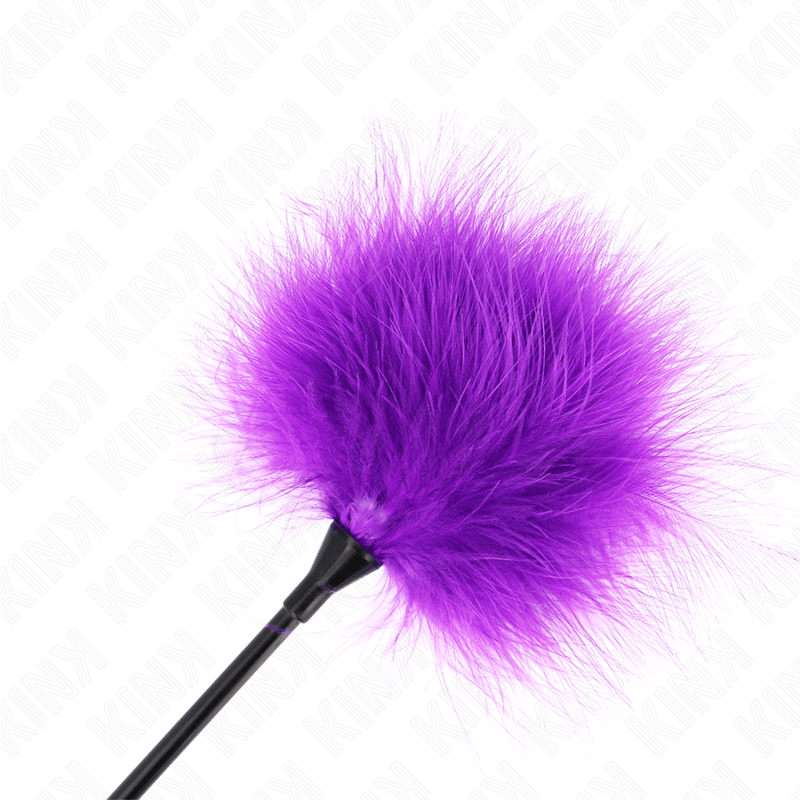 KINK - PURPLE TICKLE FEATHERS USED FOR THE BONDAGE KIT 27 CM - Kink&Play