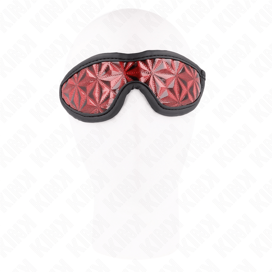 KINK - RED DIAMOND PATTERN HEADBAND 20.5 x 6 CM - Kink&Play
