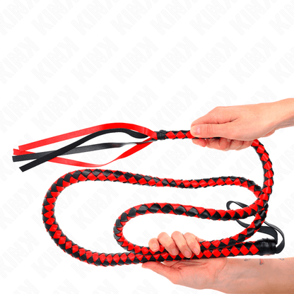 KINK - RED LONG SNAKE WHIP 210 CM - Kink&Play