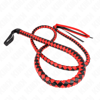 KINK - RED LONG SNAKE WHIP 210 CM - Kink&Play