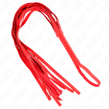 KINK - RED SHORT HANDLE LONG TAIL WHIP 70 CM - Kink&Play