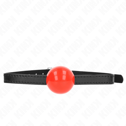 KINK - RED SINGLE SOLID BALL 4 CM GAG 65 x 1.5 CM - Kink&Play
