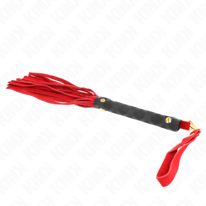 KINK - RED SUEDE MINI WHIP 30 CM - Kink&Play