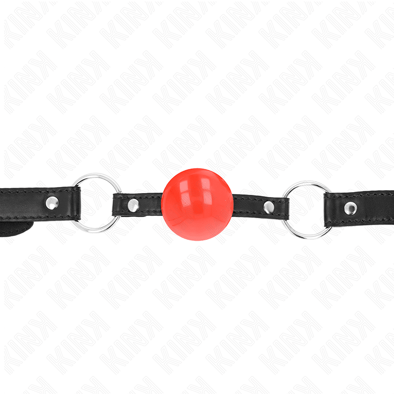 KINK - RED TPE BALL 4 CM GAG 60 x 2 CM - Kink&Play