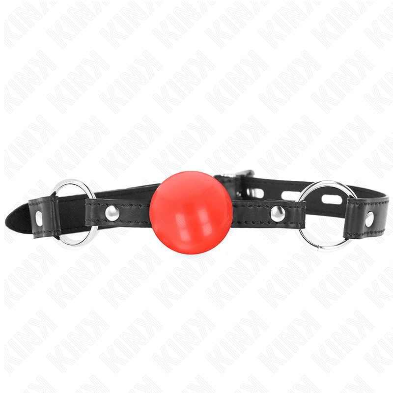 KINK - RED TPE BALL 4 CM GAG 60 x 2 CM - Kink&Play