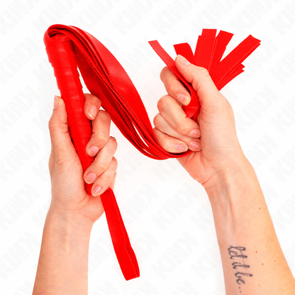 KINK - RED WIDE TAIL WHIP 48.5 CM - Kink&Play