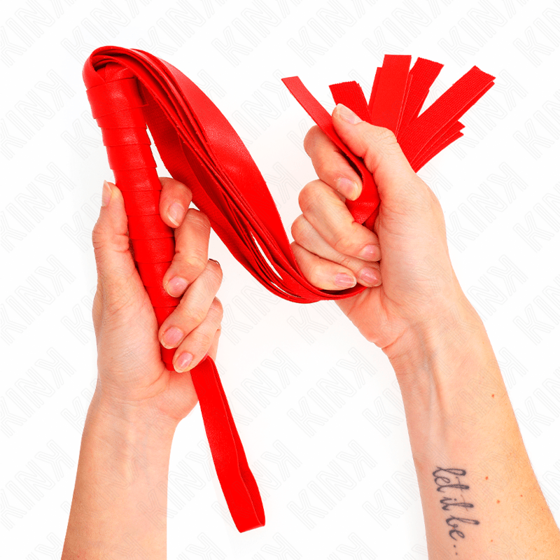 KINK - RED WIDE TAIL WHIP 48.5 CM - Kink&Play