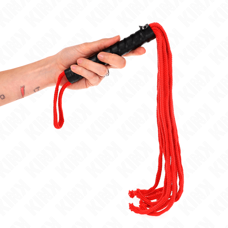 KINK - ROJO ROPE WHIP 56 CM - Kink&Play