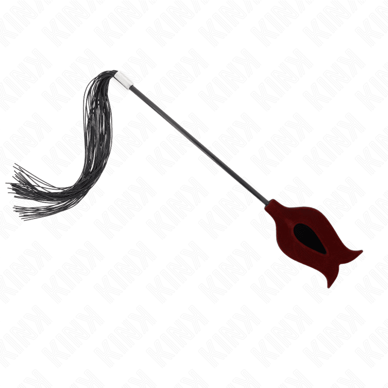 KINK - ROSE SHAPE SILICONE TASSEL WHIP 45 CM - Kink&Play