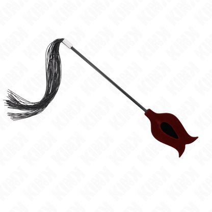 KINK - ROSE SHAPE SILICONE TASSEL WHIP 45 CM - Kink&Play