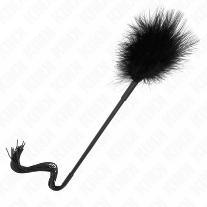 KINK - SILICONE WHIP WITH FEATHERS FOR TICKLE 47 CM - Kink&Play