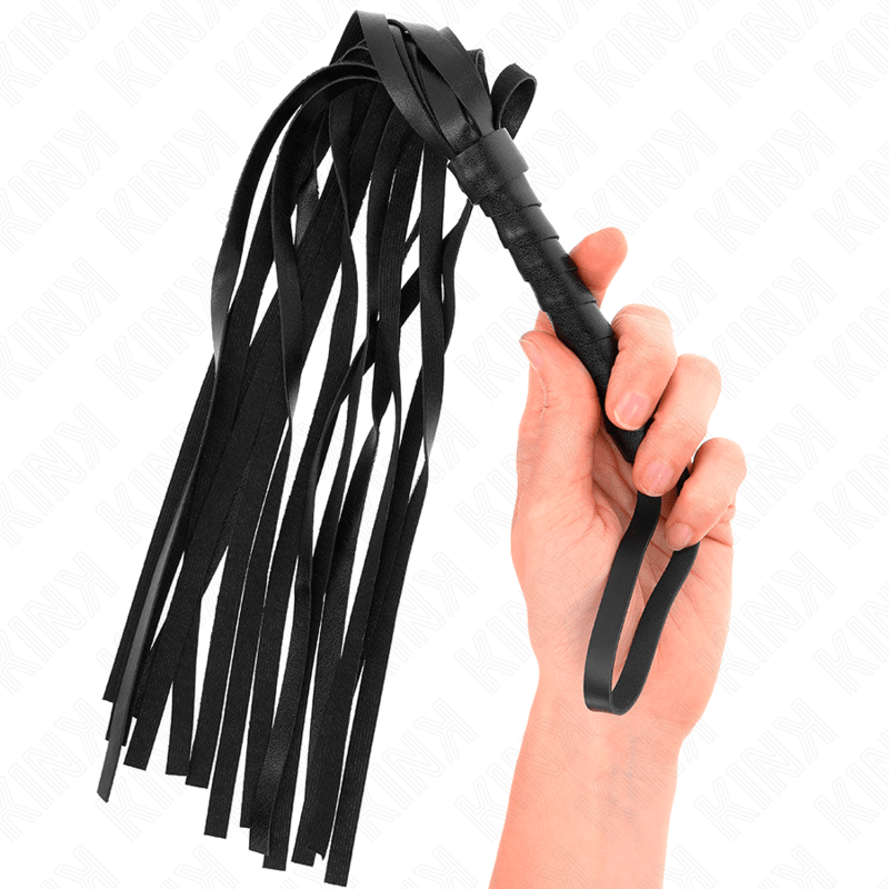 KINK - SIMPLE BLACK WHIP 45 CM - Kink&Play