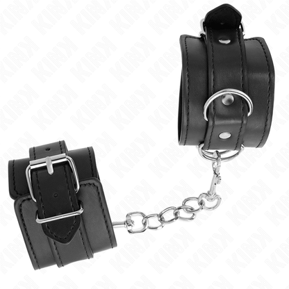 KINK - SIMPLE WRIST RESTRAINTS BLACK ADJUSTABLE 20 - 23 CM X 5.5 CM - Kink&Play