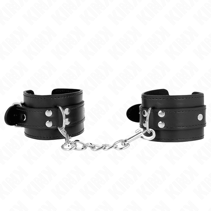 KINK - SIMPLE WRIST RESTRAINTS BLACK ADJUSTABLE 20 - 23 CM X 5.5 CM - Kink&Play