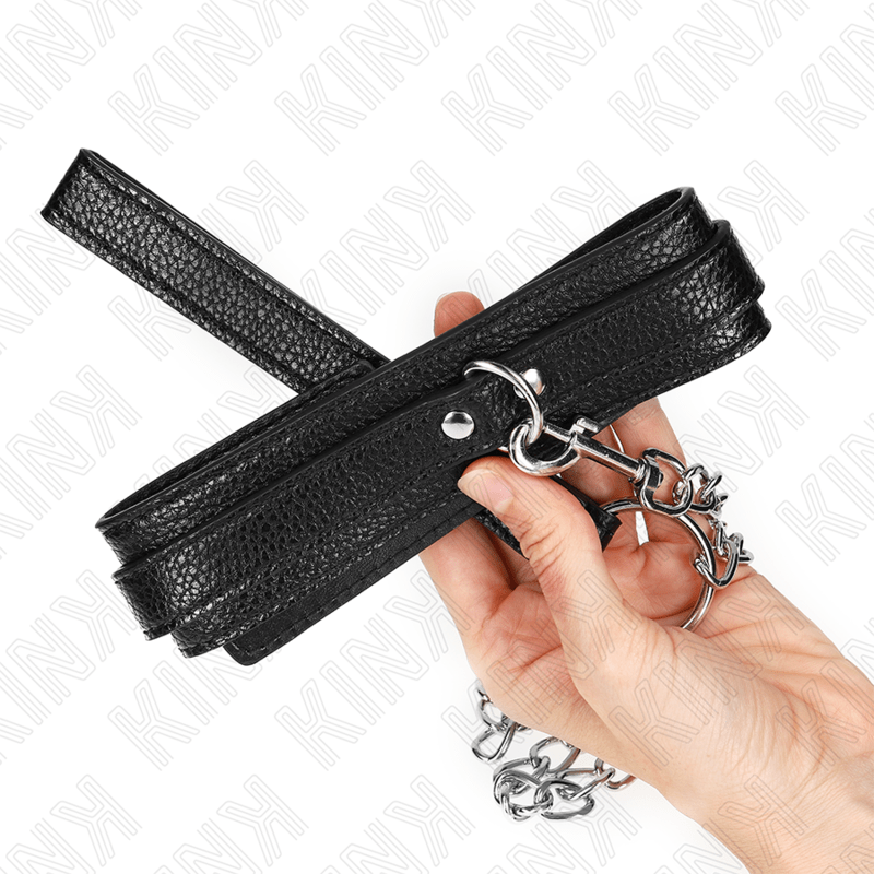 KINK - SNAKE PATTERN NECKLACE WITH LEASH 65 CM - Kink&Play