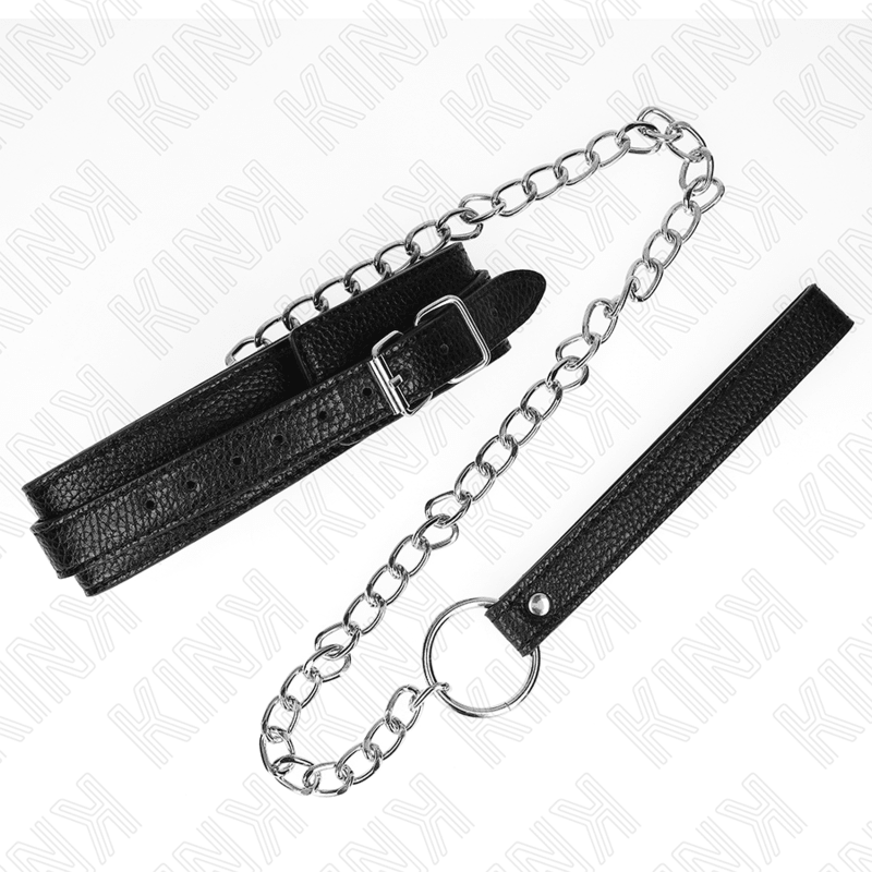 KINK - SNAKE PATTERN NECKLACE WITH LEASH 65 CM - Kink&Play