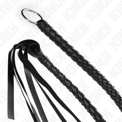 KINK - SNAKE WHIP WITH BLACK HAND RING 65 CM - Kink&Play