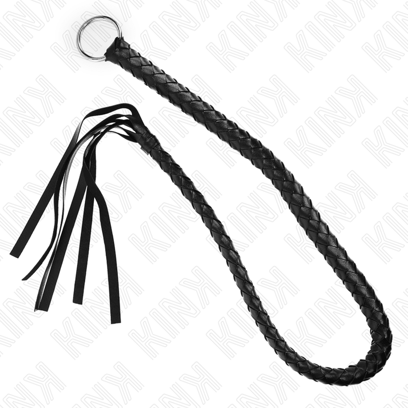 KINK - SNAKE WHIP WITH BLACK HAND RING 65 CM - Kink&Play