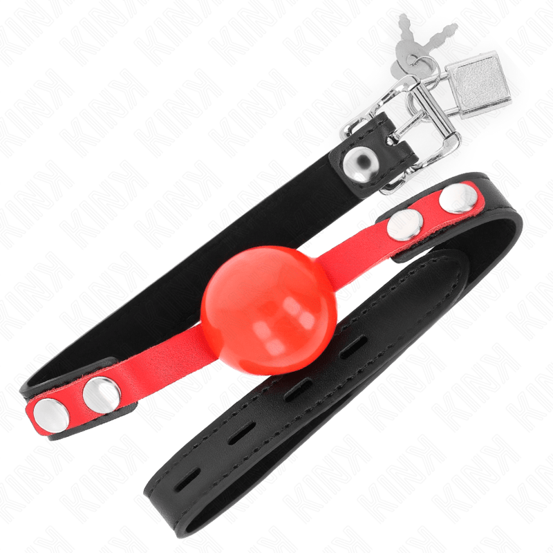 KINK - SOFT TPE BALL 4 CM GAG MODEL 4 60 x 2 CM ADJUSTABLE 37 - 52 CM - Kink&Play