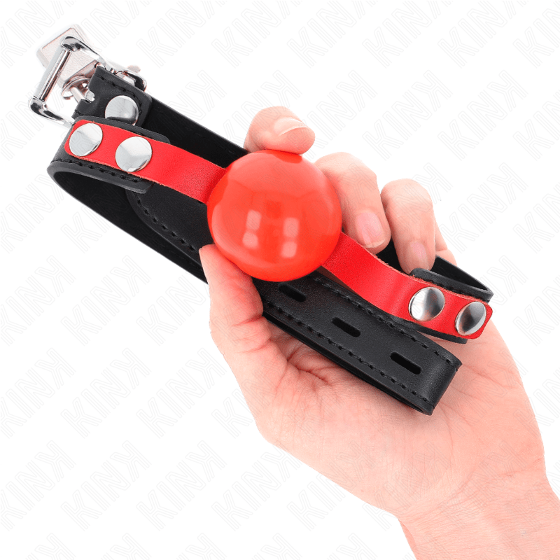 KINK - SOFT TPE BALL 4 CM GAG MODEL 4 60 x 2 CM ADJUSTABLE 37 - 52 CM - Kink&Play
