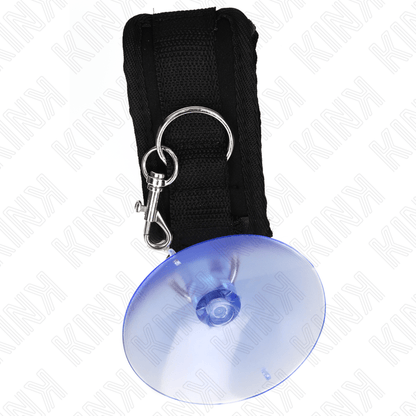 KINK - SUCTION CUP WRIST RESTRAINTS BLACK 29 - 40 CM X 5 CM - Kink&Play