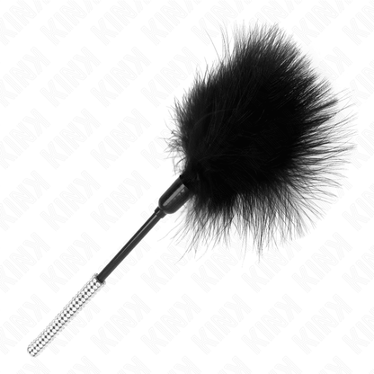 KINK - TICKLE FEATHERS WITH RHINESTONE HANDLE 27 CM - Kink&Play