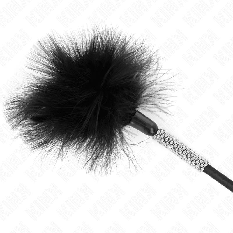 KINK - TICKLE FEATHERS WITH RHINESTONE HANDLE 50 CM - Kink&Play