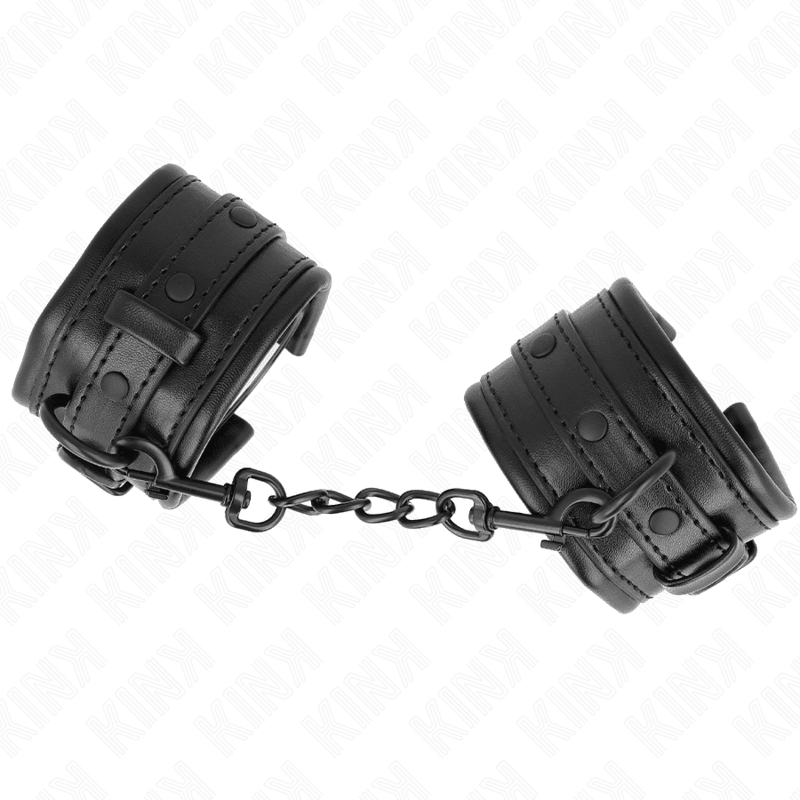 KINK - WRIST RESTRAINTS BLACK ADJUSTABLE 20 - 30 CM X 6 CM - Kink&Play