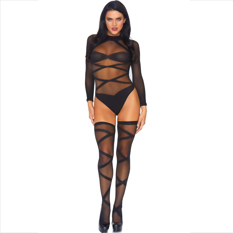 LEG AVENUE - 2 PIECE SET BODY AND THIGH - Kink&Play