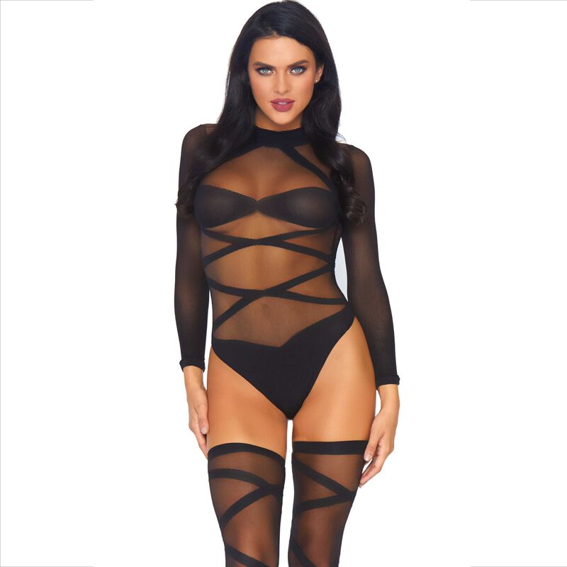 LEG AVENUE - 2 PIECE SET BODY AND THIGH - Kink&Play