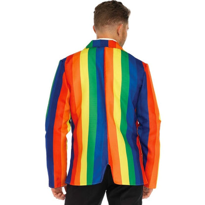 LEG AVENUE - BLAZER + TIE RAINBOW M - Kink&Play