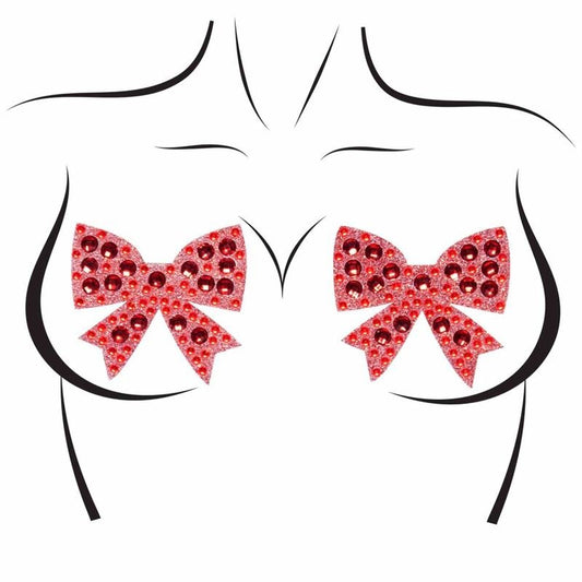 LEG AVENUE - BOWS NIPPLE COVERS ONE SIZE - Kink&Play