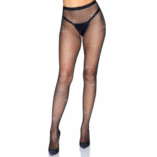 LEG AVENUE - FISHNET CROTHLESS TIGHTS - Kink&Play