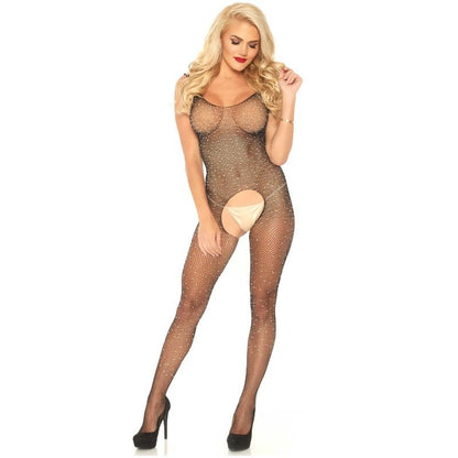 LEG AVENUE - FISHNET TANK BODYSTOCKING ONE SIZE - Kink&Play