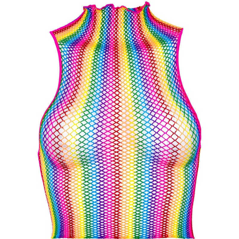 LEG AVENUE - MULTICOLOR NET TOP - Kink&Play