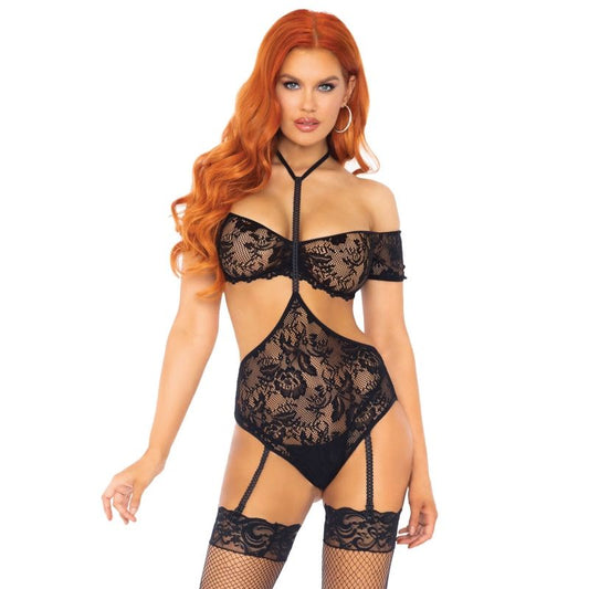 LEG AVENUE - SET TWO PIECES TOP & TEDDY S/M - Kink&Play