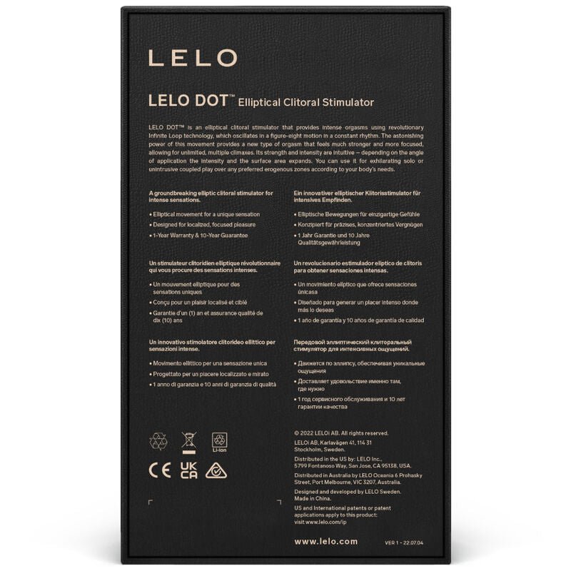 LELO - DOT CLITORIS STIMULATOR - PINK - Kink&Play
