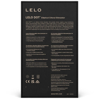LELO - DOT CLITORIS STIMULATOR - PINK - Kink&Play