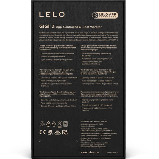 LELO - GIGI™ 3 G - SPOT VIBRATOR BLUE - Kink&Play
