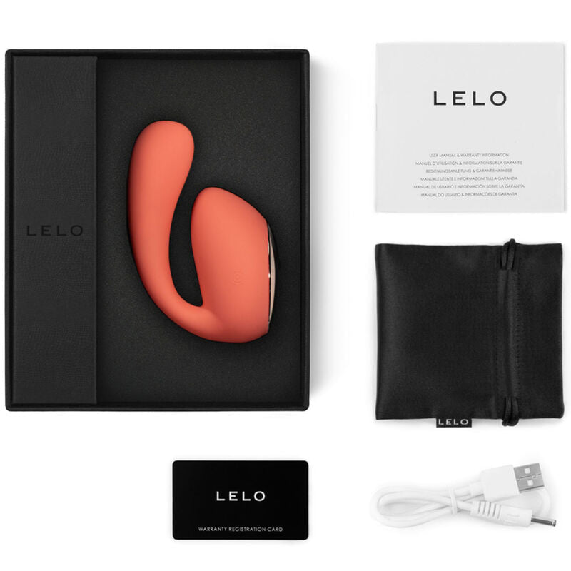 LELO - IDA WAVE CORAL COUPLES MASSAGER - Kink&Play