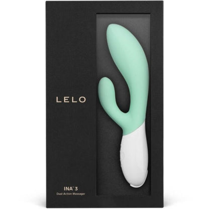 LELO - INA 3 GREEN RABBIT VIBRATOR LUXURY SEAWEED - Kink&Play