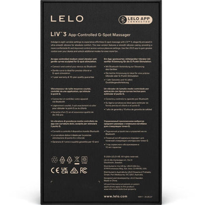 LELO - LIV™ 3 G - SPOT STIMULATOR VIOLET - Kink&Play