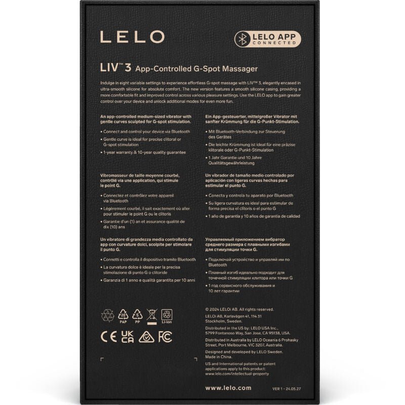 LELO - LIV™ 3 G - SPOT STIMULATOR VIOLET - Kink&Play
