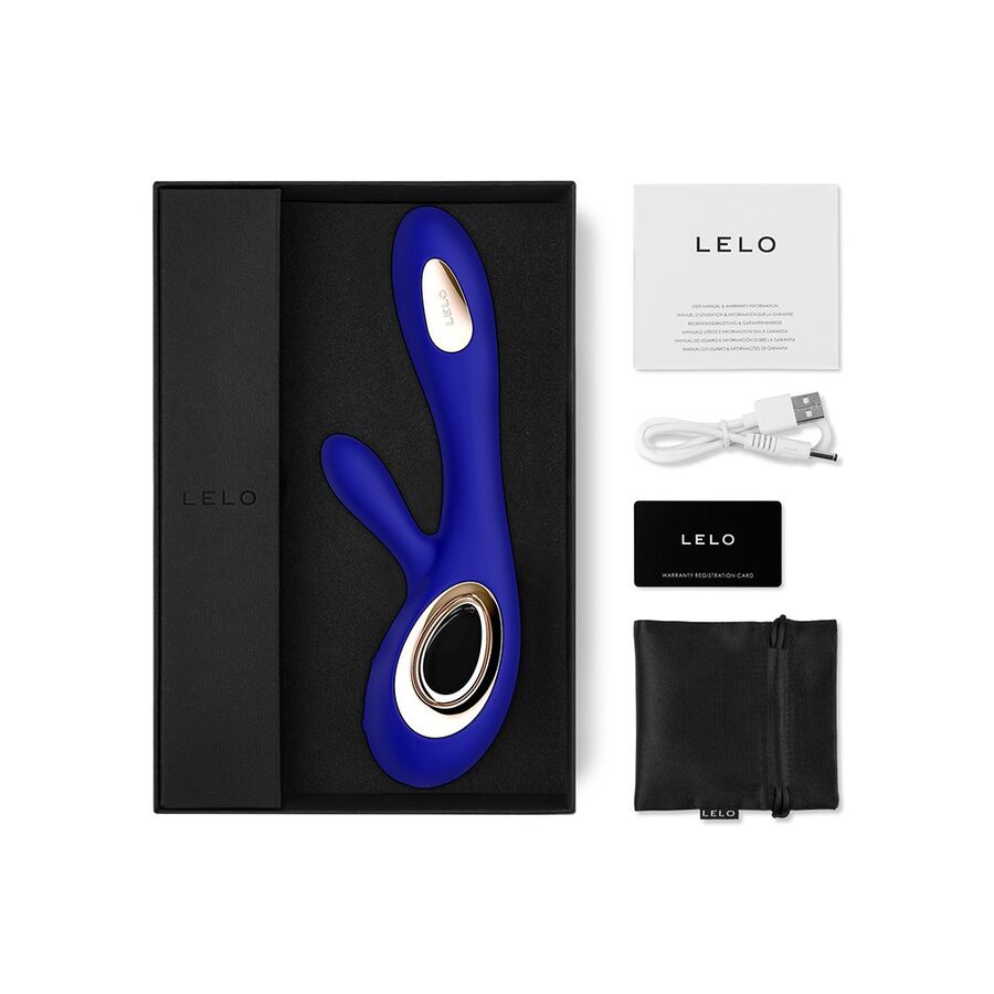 LELO - SORAYA WAVE VIBRATOR RABBIT MIDNIGHT BLUE - Kink&Play