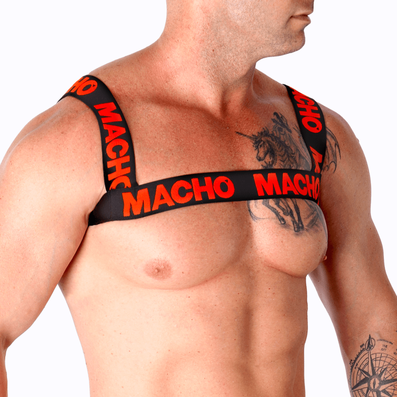 MACHO - DOUBLE RED HARNESS - Kink&Play