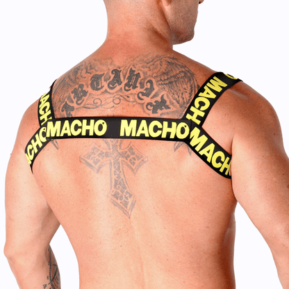 MACHO - DOUBLE YELLOW HARNESS - Kink&Play